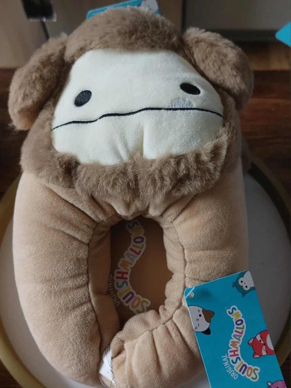 Monkey Squishmellow Slipper